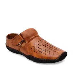 Giorgio Men's Tan Fisherman Sandals-image-93