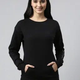 Enamor Black Cotton Sweatshirt-picture-11