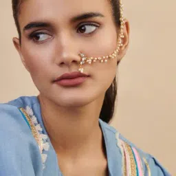 Curio Cottage Meira Minimal Kundan Nath/Nosering-image-95