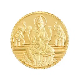 Bangalore Refinery Goddess Lakshmi 22k (916) 4gm Gold Coin-image-56