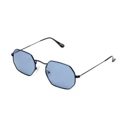 Roadies Light Blue Polarized Geometric Unisex Sunglasses-picture-30