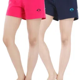 Nite Flite Multicolor Color Blocked Night Shorts (Pack of 2)-image-106