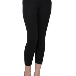 Bodycare Black Cotton Thermal Capris-image-15