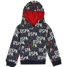 U.S. Polo Assn. Kids Navy Printed Full Sleeves Sweatshirt-38