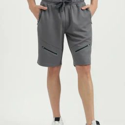 United Colors of Benetton Grey Regular Fit Shorts-picture-21