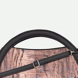 ZOUK Nadia Women Printed Structured Sling Bag - Ladakh Impasto image 3