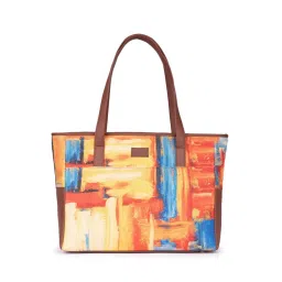 ZOUK Multicolor Printed Mother's Tote Bag image 3