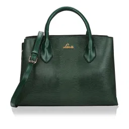 Lavie Liz Tallon Green Synthetic Textured Handbag image 3