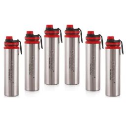 Nirlon Silver Stainless Steel Others FB_Eco Star Red 6pcs-image-36