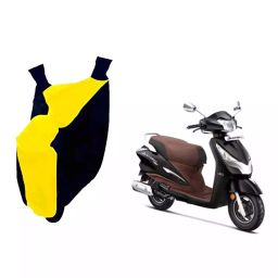 Auto Pearl Waterproof Two Wheeler Cover For Hero MotoCorp Destini 125 (Yellow & Blue)-69