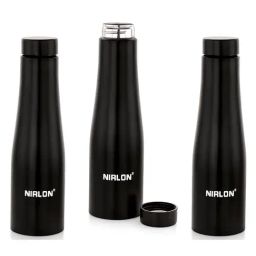 Nirlon Black Stainless Steel Others FB_Tall Bell Black 3pcs-image-38