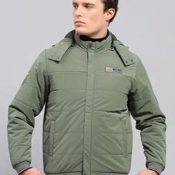 Monte Carlo Olive Regular Fit Quilted Hooded Jacket-picture-31