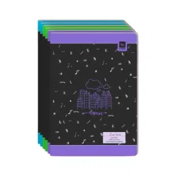 Pragya Luxe Series A421 x 29.7 cm Multicolor 228 Pages Plain/Unruled Thread Sewn Exercise Notebook, PP292-23 (Pack of 6) image 1