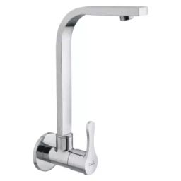 Plato Metallic Finish High Flow Trendy Sink Cock Long Spout Size of 19.05 mm (3/4 Inch), T 009 A-25