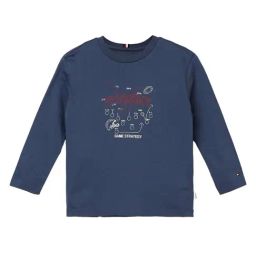 TOMMY HILFIGER Aegean Sea Printed Regular Fit T-Shirt-image-46