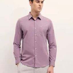 The Bear House Purple Slim Fit Shirt-picture-28