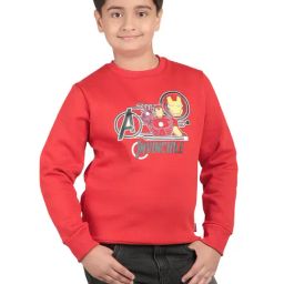 Bodycare Kids Red Printed Full Sleeves Sweatshirt-image-34