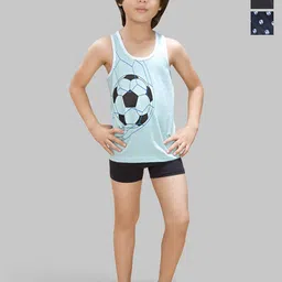 TRESNOVA Boys Pack Of 3 Pure Cotton Innerwear VestsS25CVT010D-picture-20