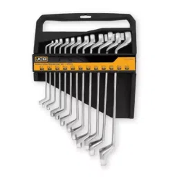 JCB Metric Shallow Offset Ring Spanners Set 12 Pcs 22027545-41