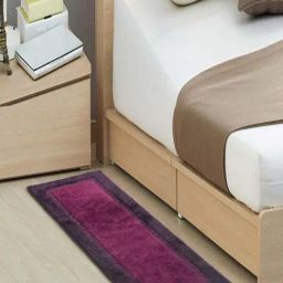 Saral Home Purple Microfibre Small Antiskid & Washable Power Runner-27