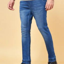 Sf Jeans by Pantaloons Medium Blue Regular Fit Jogger Jeans-image-58