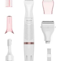 Waldon 3 In 1 PLS-10  Cordless Electric Trimmer Set for Women (White)-16
