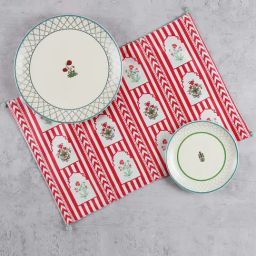India Circus By Krshna Mehta Multicolor Velvet Printed Placemats-12