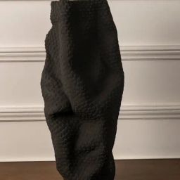 Whispering Homes Tree Ceramic Vase - Black-image-8