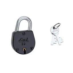 Link 35 mm Steel Polished Finish with 2 Keys Padlock (Set of 10 Piece)-15