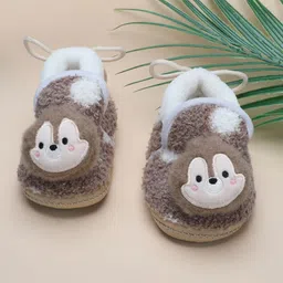 Baby Moo Girls Cotton Booties-29
