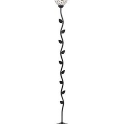 Devansh Black & Red Glass Leaf Floor Lamp image 4