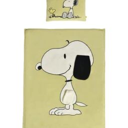 MiArcus Green Polyester Peanuts Snoopy Print Duvet Set-image-61