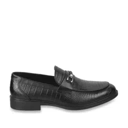 Da Vinchi by Metro Men's Black Formal Loafers-picture-3
