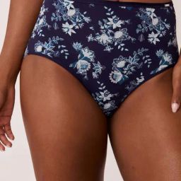 La Vie En Rose Navy Floral Print Panty-image-58
