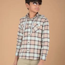 Crimsoune Club Boys Multi Cotton Checks Shirt-image-75