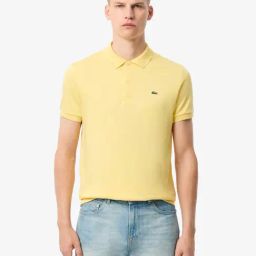 Lacoste Yellow Regular Fit Polo T-Shirt-image-84