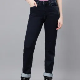 Woodland Dark Indigo Regular Fit Mid Rise Jeans-image-8
