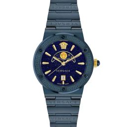 Versace VE7G00423 Greca Logo Moonph Unisex Analog Watch-41