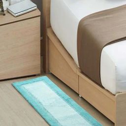 Saral Home Aqua Microfibre Small Antiskid & Washable Power Runner-18