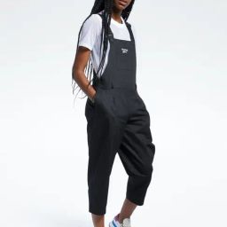 Reebok Black Cotton A-Line Dungaree-picture-17