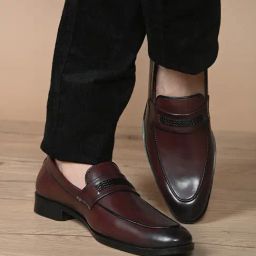 San Frissco Men's Burgundy Formal Loafers-image-72