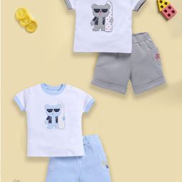 BABY GO Boys Printed T-shirt with Shorts-image-63