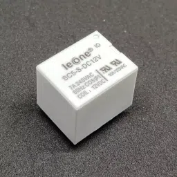Invento ISC 1503-1 White Current Sugar Cube PCB Mount Relay SPDT Relay 7A Set of 2-image-13
