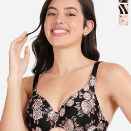shyaway Pack Of 3 Floral Print Medium Coverage Lightly Padded T-shirt Bra- All Day Comfort-15