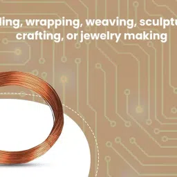 generic EASY ELECTRONICS 5 m and 22 SWG Copper Wire For Projects & Winding image 2