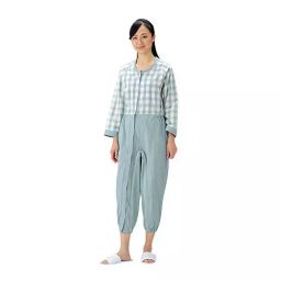 AS ONE Antibacterial Front Opening Nursing Nightwear LL Size Pink, 8-2524-04-image-57