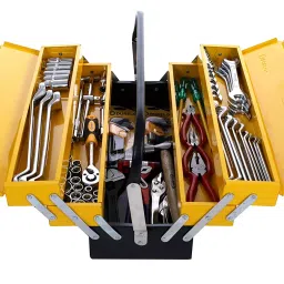 Durelo Dkt-87 Mechanic Tool Kit 87 Pcs Metal Tool Box Heavy Duty-42
