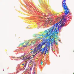 INDIAN ROYALS 3D Multi Magic Peacock PVC Wall Stickers-image-17