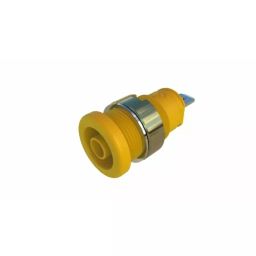 HIRSCHMANN TEST AND MEASUREMENT Banana Socket Yellow Female 4 mm Connector Tab Termination 25A Nickel Plating, 972355203-image-6