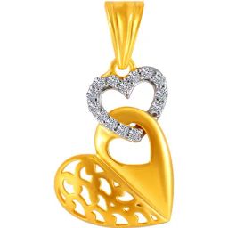 P.C. Chandra Jewellers 14 kt Gold Pendant-image-86